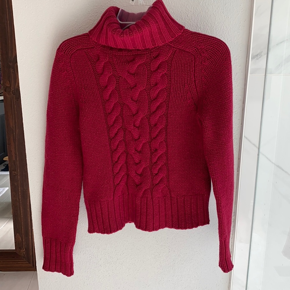 Express Wool Cashmere Blend Turtleneck Sweater